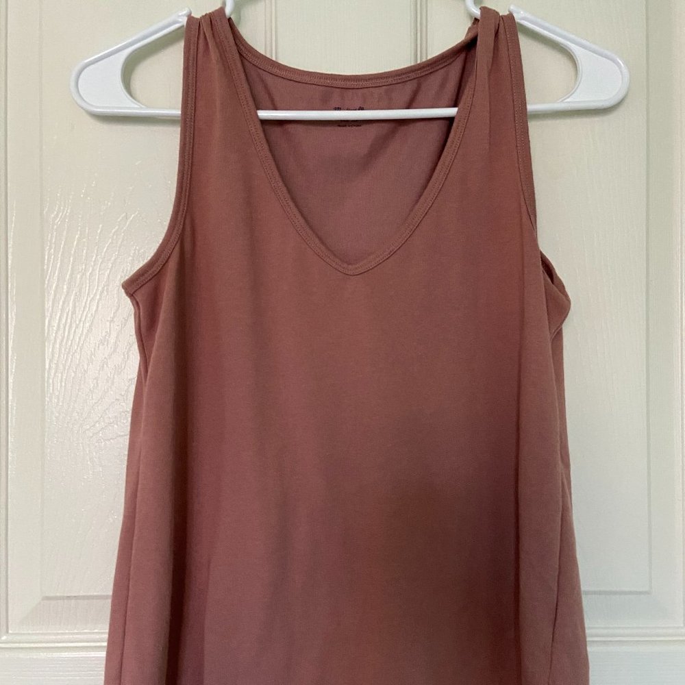 Madewell Tomboy Tank in Faded Rosebud